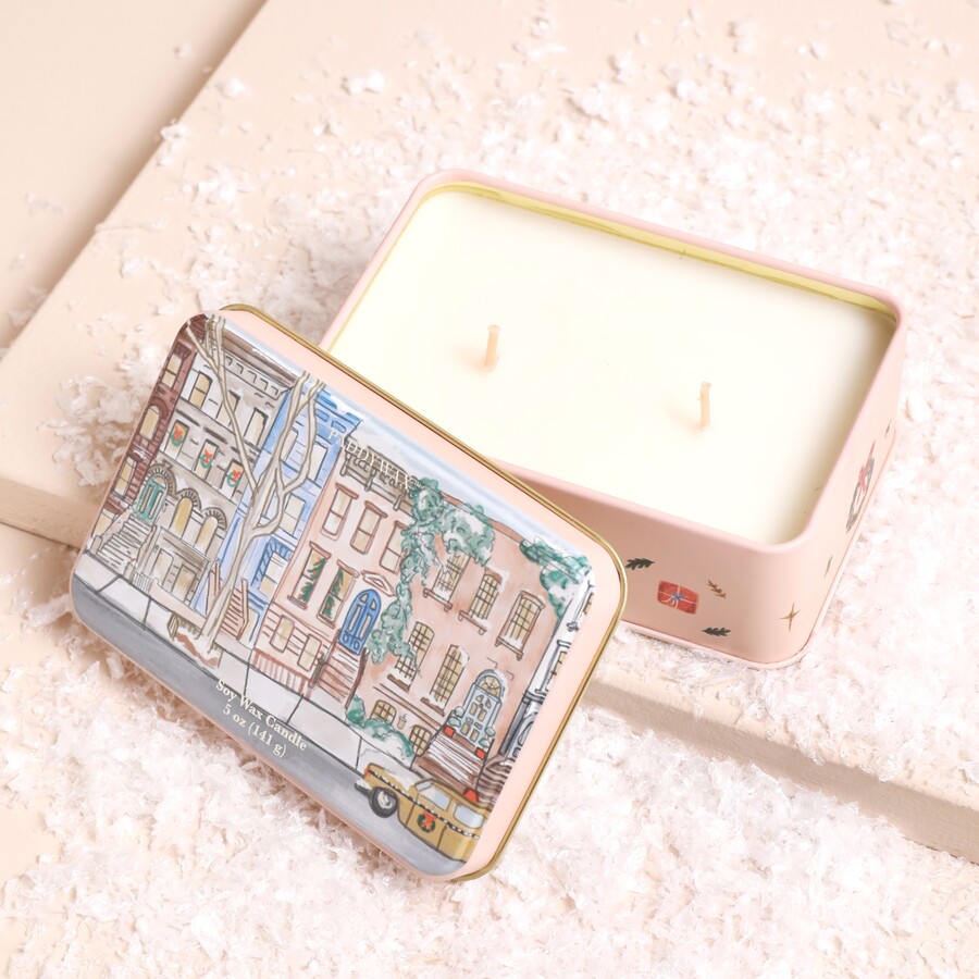 HOLIDAY MOOD: NAUGHTY CANDLE TIN main image 1