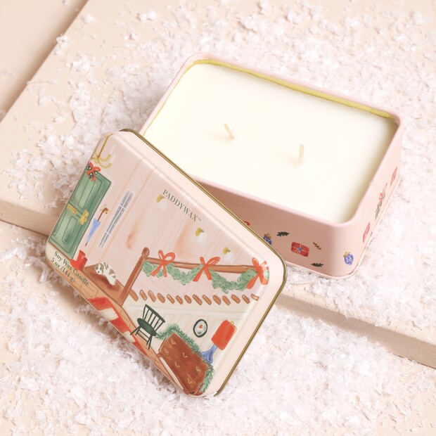 Paddywax Holiday Candle Tin Wassail Paddywax Holiday Candle Tin Wassail