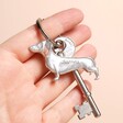 Personalised Dachshund Keyring