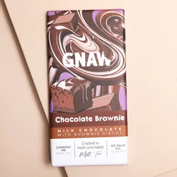 Gnaw Chocolate Brownie Milk Chocolate Bar
