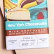 Close Up of Gnaw New York Cheesecake Milk Chocolate Bar