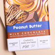 Close Up of Gnaw Peanut Butter Chocolate Bar Packagaing