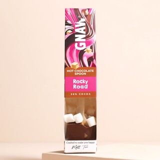 Gnaw Rocky Road Hot Chocolate Spoon with Marshmallows
