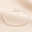 Double Layer Chain Bracelet in Silver