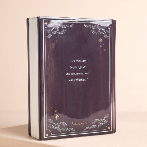 Ceramic Navy Celestial Book Vase Ceramic Navy Celestial Book Vase