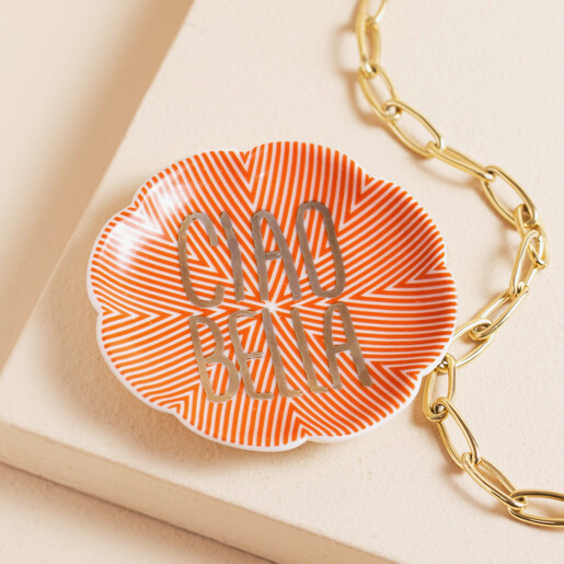 Medium Red Trinket Dish