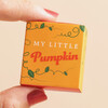 Matchbox Packaging of Tiny Matchbox Ceramic Pumpkin Token