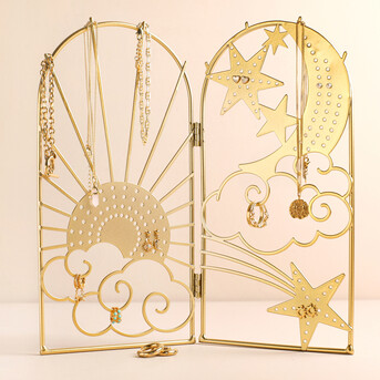 Celestial Metal Folding Jewellery Stand