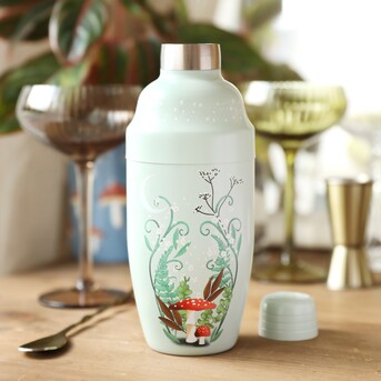 Personalised Moonrise Woodland Cocktail Shaker 