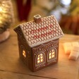 Personalised Gingerbread House Ceramic Wax Melt Burner