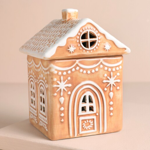 Gingerbread House Ceramic Wax Burner Gingerbread House Ceramic Wax Burner