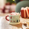 Close up of mug on a festive table