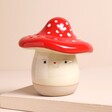 Personalised Message Ceramic Toadstool Money Box