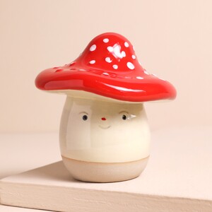 Ceramic Toadstool Money Box