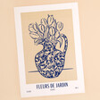 Jenna Crush Fleurs De Jardin Illustration Unframed A4 Print