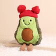 Jellycat Amusables Bobble Avocado Soft Toy on a neutral background