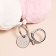 Bag Charm of the Pair Of Marshmallows Bag Charm