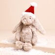 ellycat Bashful Bunny Decoration Against beige background