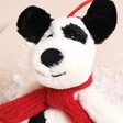 Close up of Jellycat Bashful Puppy Decoration Soft Toy Face