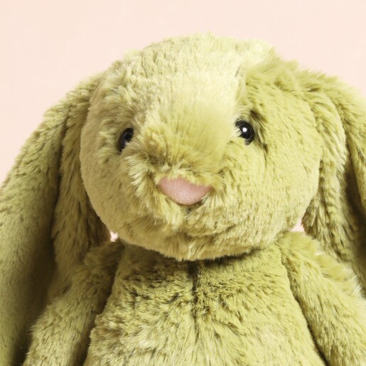 Medium Bashful Moss Bunny Soft Toy | Jellycat | Lisa Angel