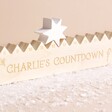 Close Up of Personalised Wooden Engraved Toys Countdown