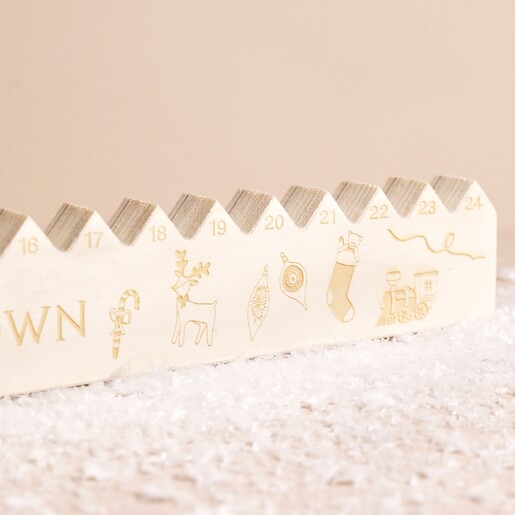 Personalised Wooden Engraved Toys Countdown