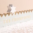 Close Up of the Personalised Wooden Moonrise Countdown