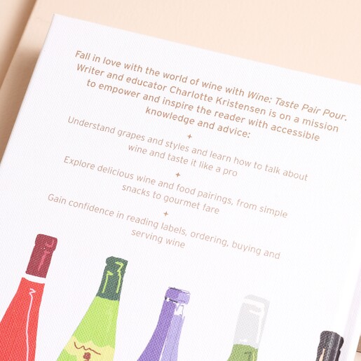 Back Cover of Wine: Taste Pair Pour Book