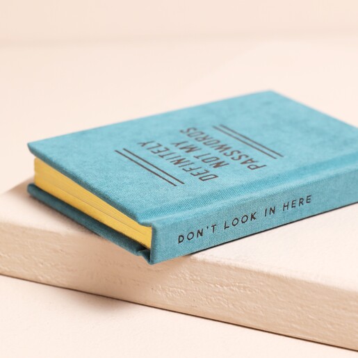 Definitely Not My Passwords Notebook