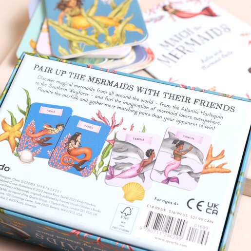 Match the Mermaids: A Memory Game back of the box