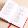 Inside page of Poems for Christmas Book