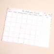 Personalised Floral Monthly Wipeable Acrylic Wall Planner