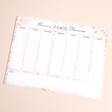 Personalised Floral Weekly Wipeable Acrylic Wall Planner