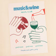 Lune Club Music & Wine Social Club Unframed A3 Print