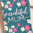 Beautiful Mum Socks in Teal