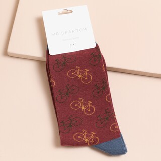 Mr Sparrow Men's Little Bike Socks