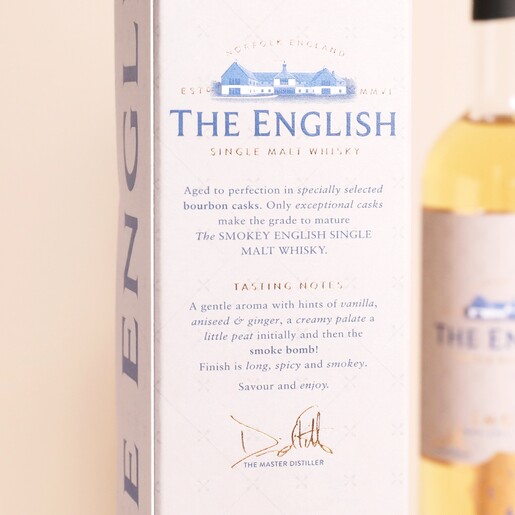 Packaging for ThThe English Distillery The English Smokey Whisky
