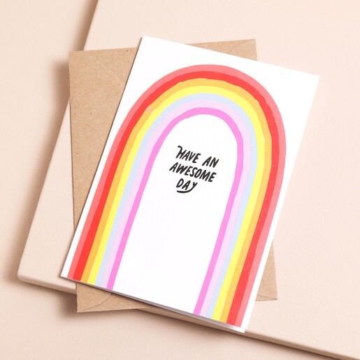 Rainbow Happy Birthday Card
