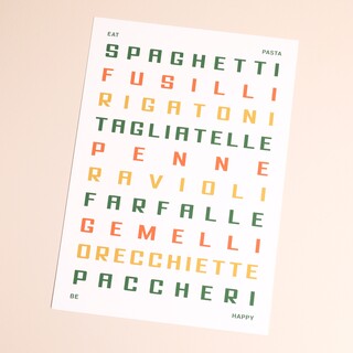 Proper Good Pasta A4 Print