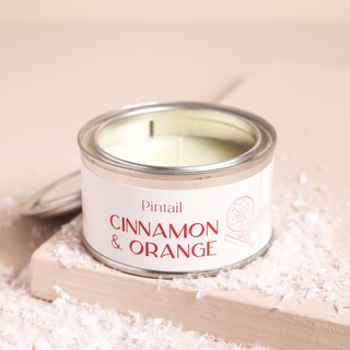 Pintail Petite Paint Pot Cinnamon and Orange Candle