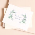 Hydrangea Flower Sympathy Card