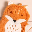 Close Up of Finley Fox Hot Water Bottle