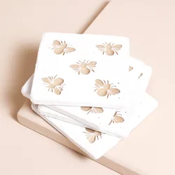 Sass & Belle Bee Imprint Coasters Set of 4