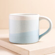 Sass & Belle Sky Blue Marlowe Mug Against Beige Background 