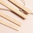 Close Up of Bamboo Magnetic Poster Hanger