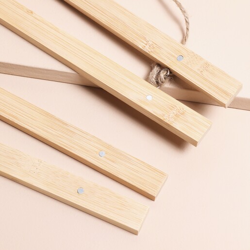 Close Up of Bamboo Magnetic Poster Hanger