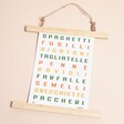 Bamboo Magnetic Poster Hanger with Print