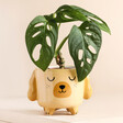 Sass & Belle Mini Cockapoo Planter On Legs on a Beige Background