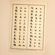 Roomytown Vintage Alphabet A3 Print