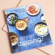 A cookbook filled with recipies of different types of dips